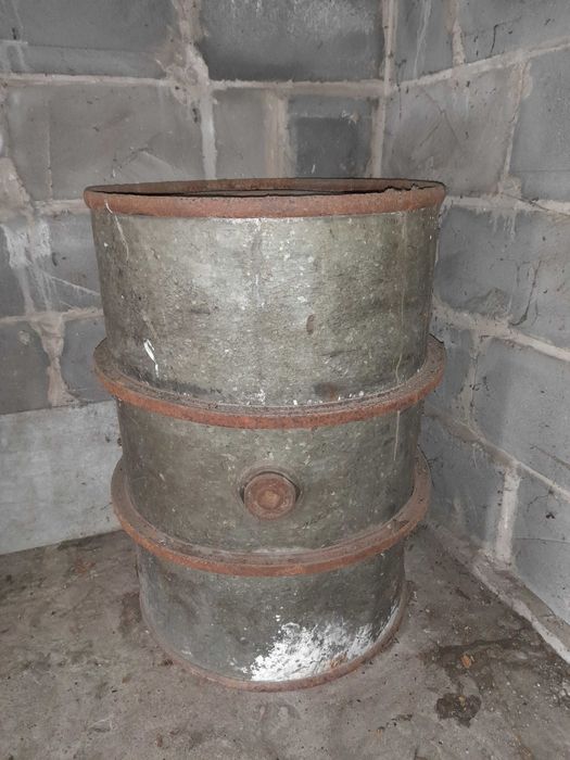 Beczka 200 litr ocynkowana z obręczami