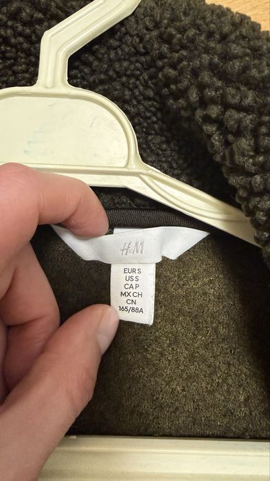 Кофта  H&M тедді на флісі в новому стані