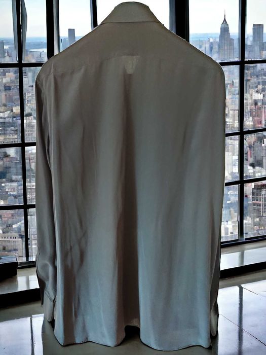 Шелковая рубашка San Carlo Paris ручная работа Италия!