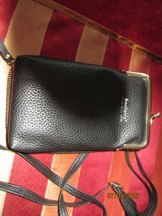 Torebka na telefon portfel kopertówka 2 w 1 etui na ramię