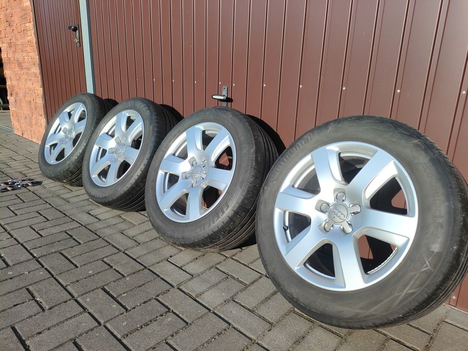 Orginalne felgi z oponami Audi A6.225x 55x 17