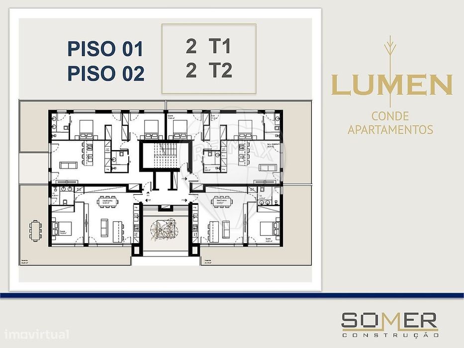 Apartamento T1 para venda