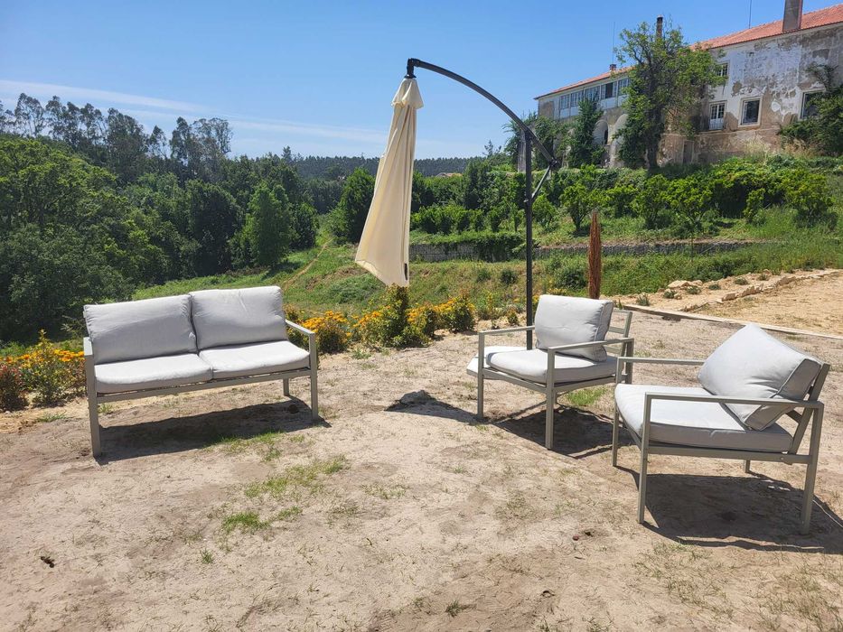Conjunto jardim 4 lugares c/ mesa
