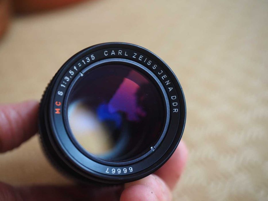 Objetiva CARL ZEISS JENA 135mm f3.5, absolutamente como nova