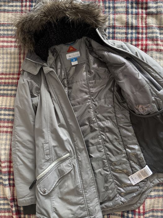 Жіноча подовжена куртка пуховик Columbia Omni-heat