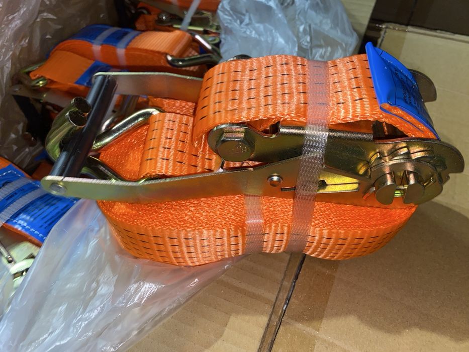 Нові стяжні ремні з трещіткою 9 метрів, Ремни, Ремні кріплення вантажу