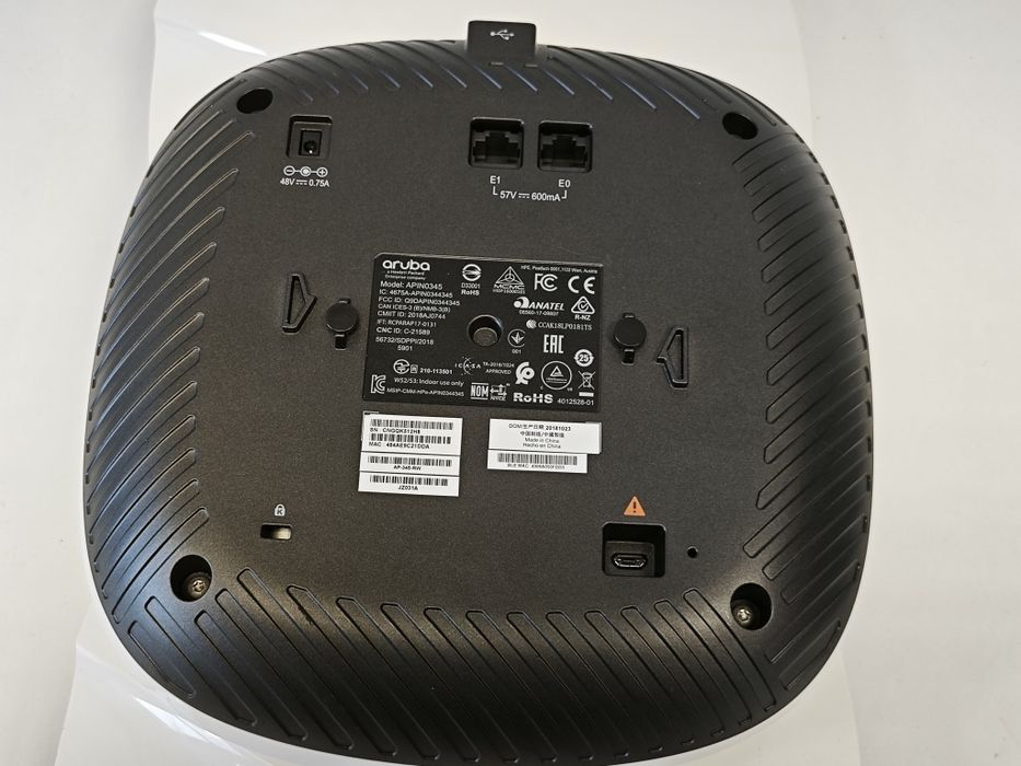 Wi-Fi точка доступа Aruba AP-345RW, 802.11ac, 2.4/5 ГГц, 2xGigabit PoE