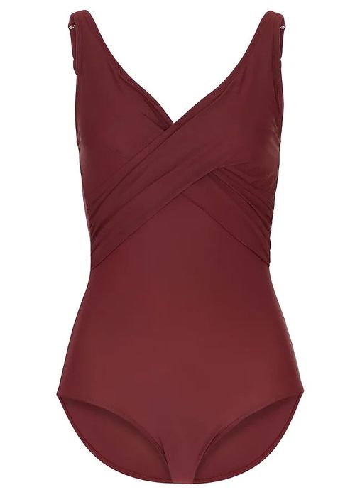 B.P.C kostium kąpielowy modelujący klasyczny jagodowy 36.