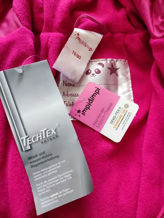 Kombinezon przeciwdeszczowy 74/80