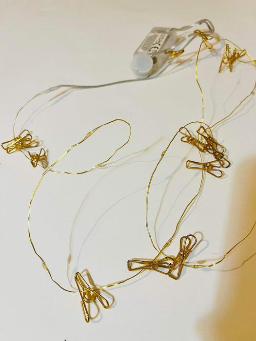 Złote lampki lampa chill vibe pokojowe