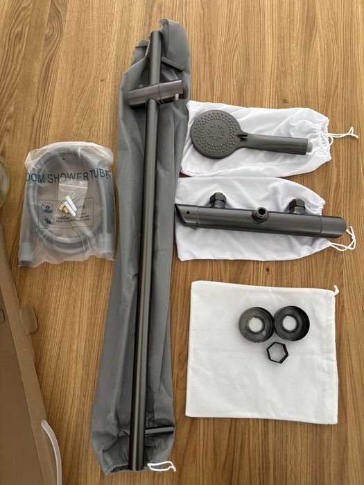 Deante Arnika Titanum zestaw prysznicowy nowy