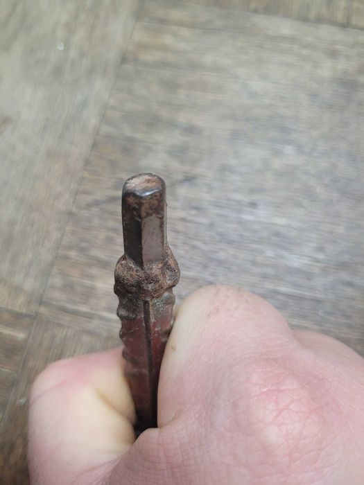 Stare narzędzie PRL klucz samoróbka