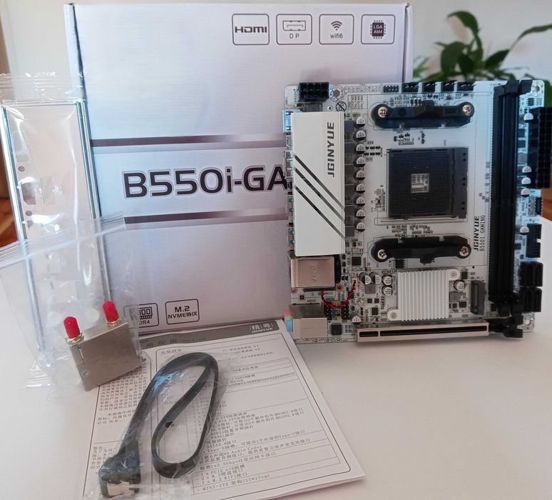 JGINYUE B550i Gaming Mini ITX Socket AM4 Nowy
