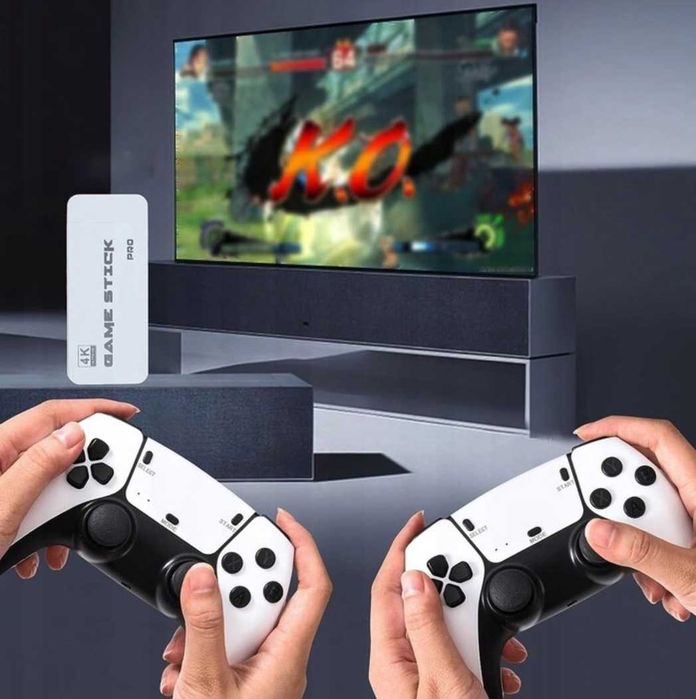 KONSOLA do gier RETRO TV Gra telewizyjna HDMI 2 pady 20000 gier