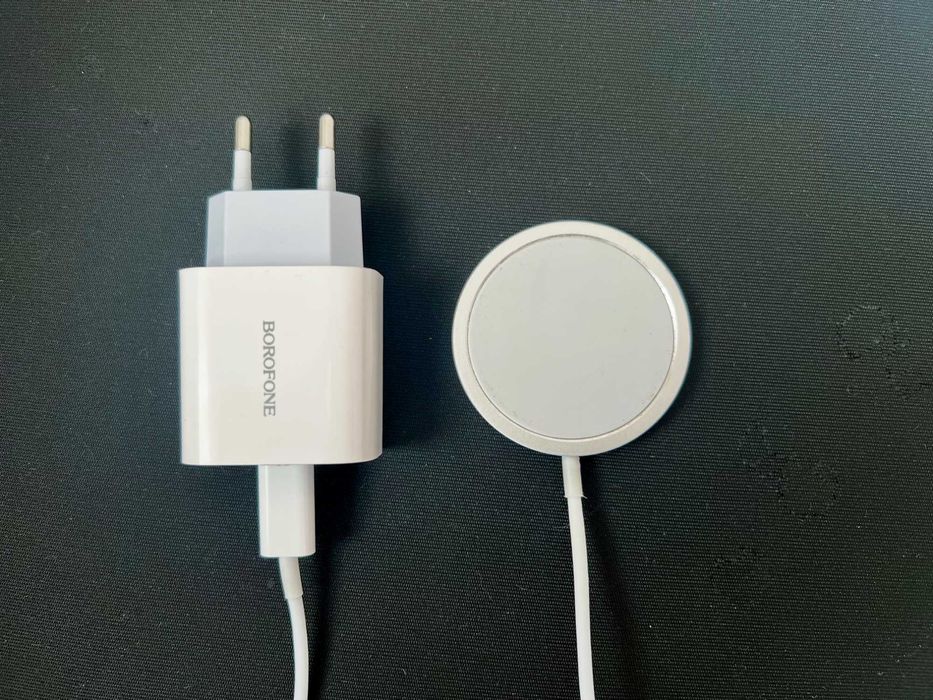 Бездротова швидка зарядка ColorWay MagSafe 15W + блок живлення PD20W