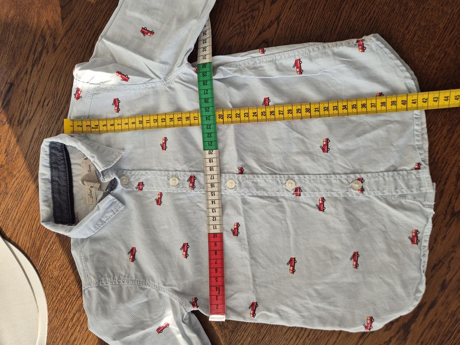 Koszula chłopięca h&m 104 wóz strażacki