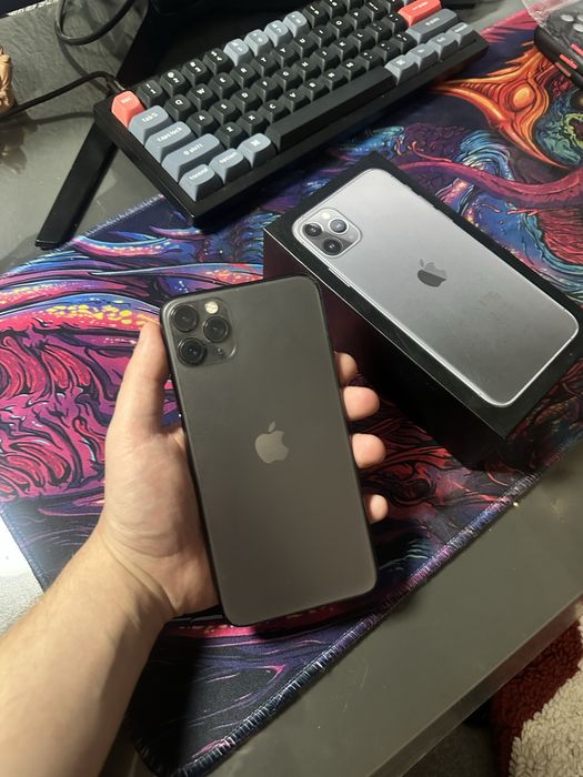 Айфон 11 про макс. space gray . 11 pro max, 73% акб