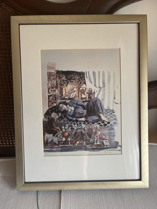 Paula Rego - 2 gravuras emolduradas (provas litográficas)