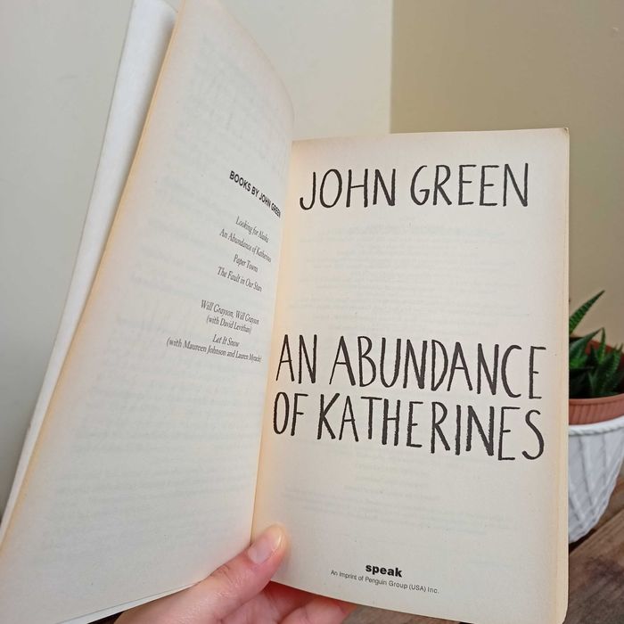 "An Abundance of Katherines", de John Green