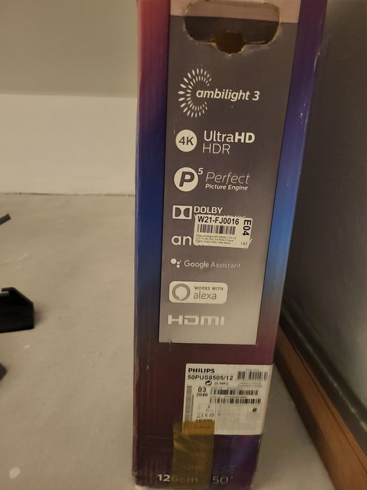 Tv Telewizor Philips 50PUS 8505 4k ambilight 3x HDR/dowóz