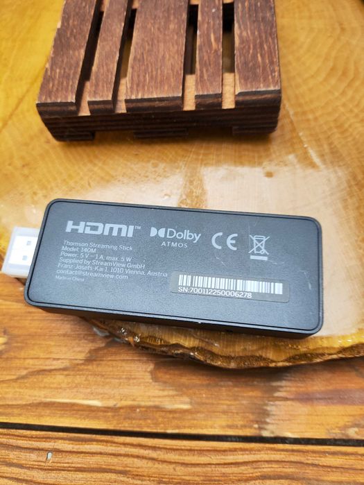 Thomson Streaming Stick 140M 4K 8 GB Android 14 Google TV Dolby Atmos IPTV Chromecast Miracast
