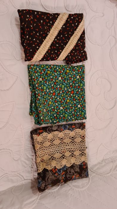 Duas fronhas de almofadas muito antigas. Preço do lote.