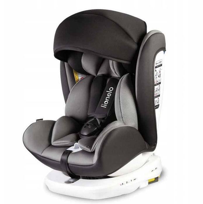 Fotelik Samochodowy Lionelo Bastiaan 0-36kg ISOFIX + BAZA