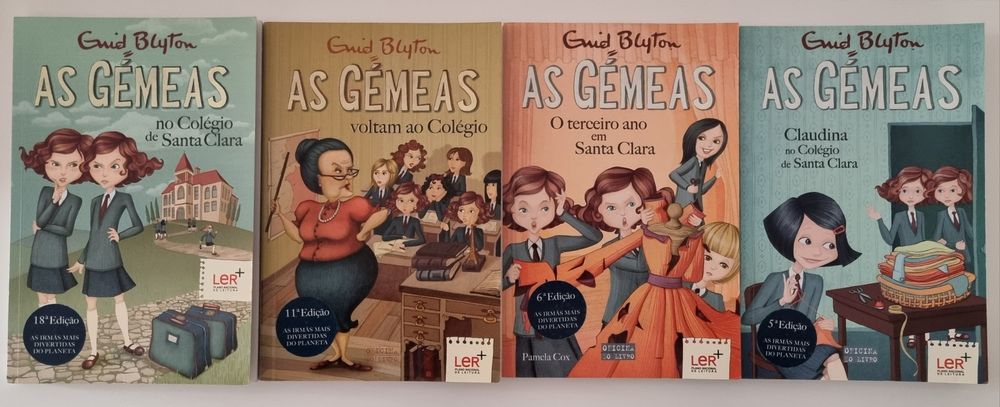 Cojunto de 4 livros " As Gémeas"