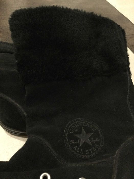 Skórzane buty zimowe kozaki Converse rozmiar 38