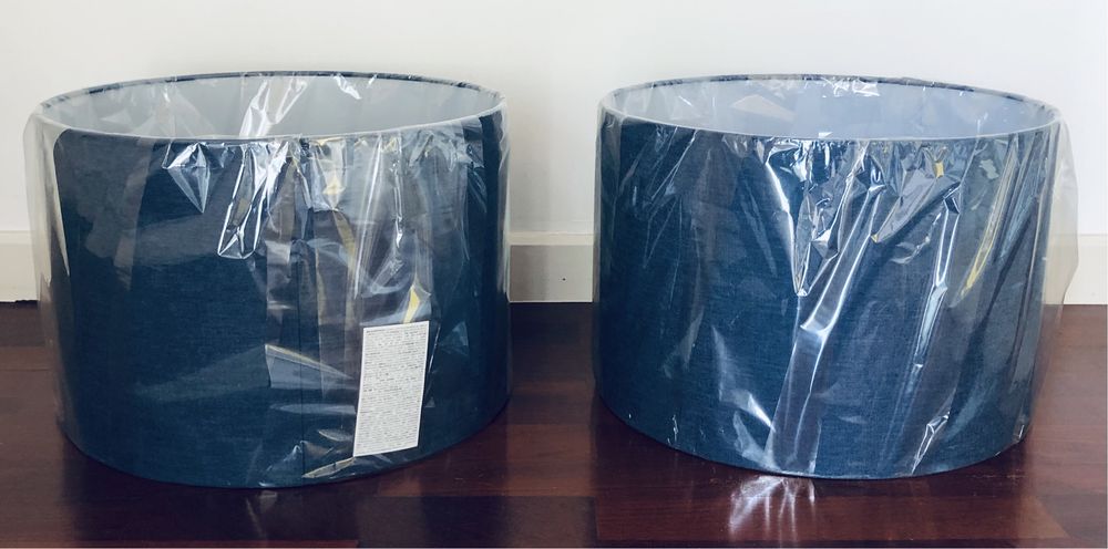 2 abatjours linho Zara Home NOVOS