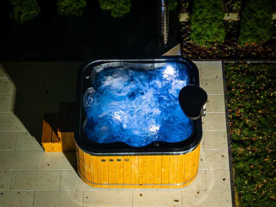 Wanna SPA akrylowa JACUZZI ogrodowe 204x204cm hydro POLSKI PRODUCENT