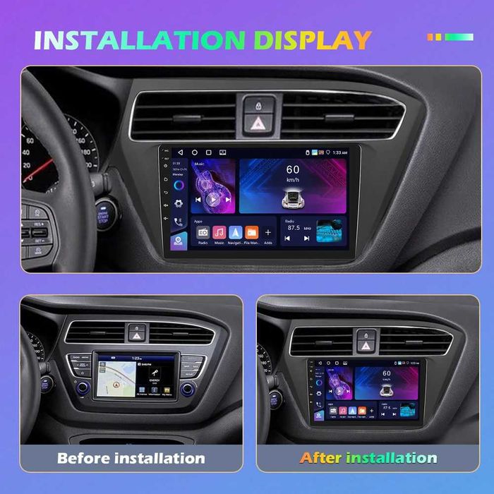 Radio Android 13 Hyundai i20 2015/2018r gps wifii