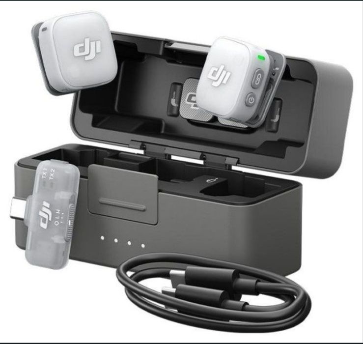 Новинка DJI Mic Mini 2 S  2TX + 1RX  Микрофонная радиосистема для смартфона