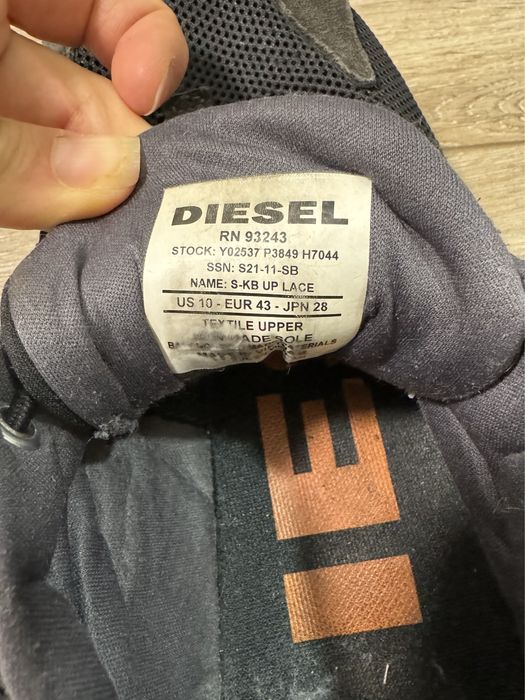 Diesel кроссовки мужские, размер 43