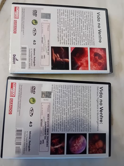 Conjunto de 2 Dvds A Vida No Ventre
