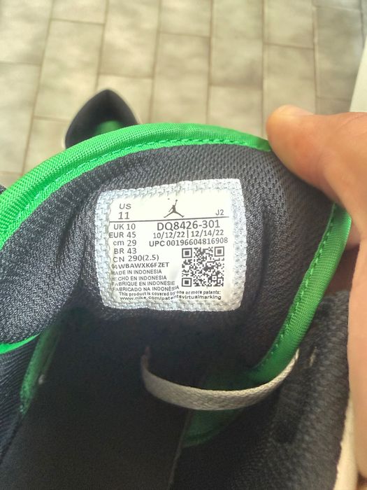 Tenis Nike Air Jordan Verdes 45