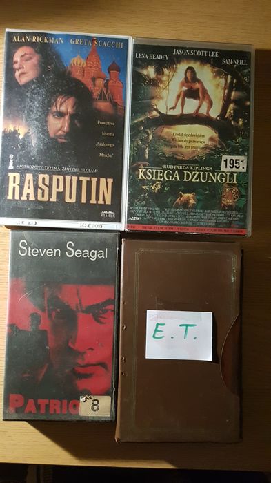Kasety VHS Video z Filmami