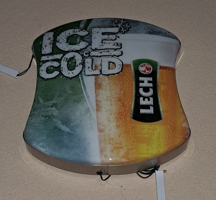 Reklama podświetlana Lech (Ice Cold) - unikat