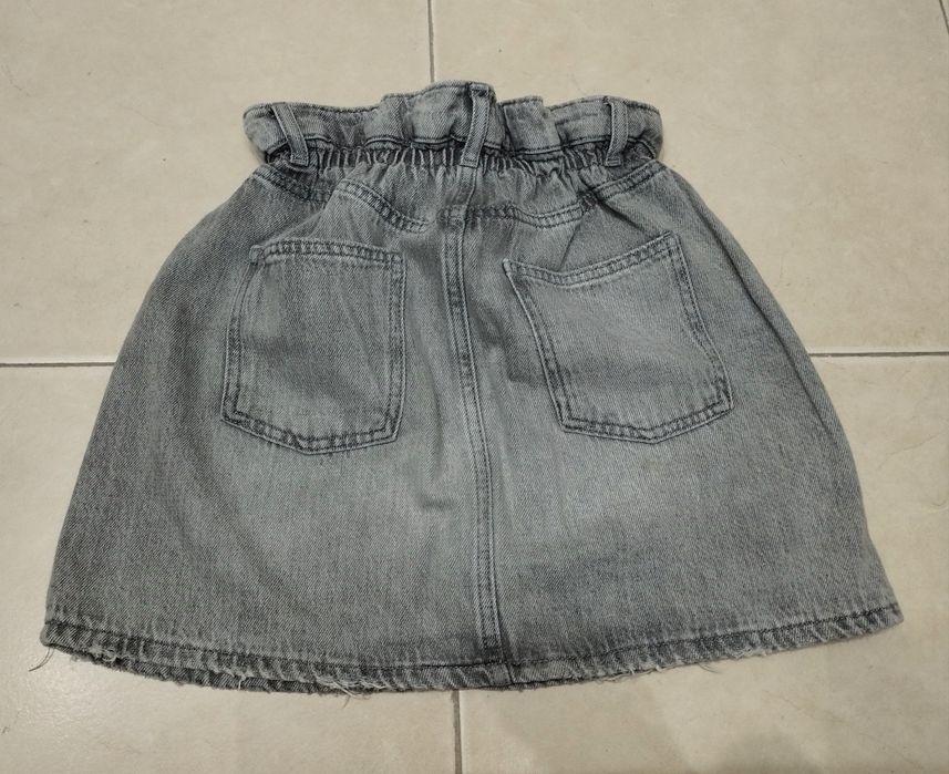 Saia Cinza da Zara