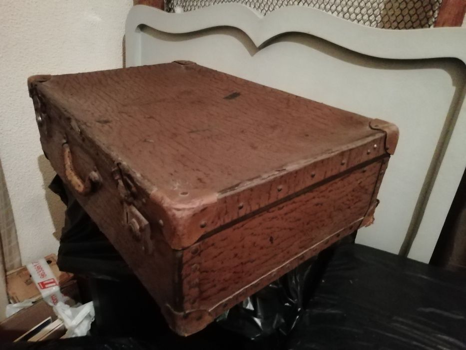 Mala de Viagem  Castanha, Vintage