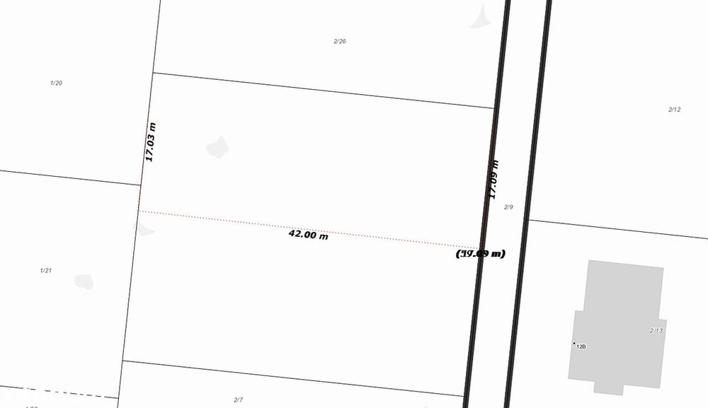 Działka budowlana w Wrocławiu, Krzyki - 711 m² - Widok 3
