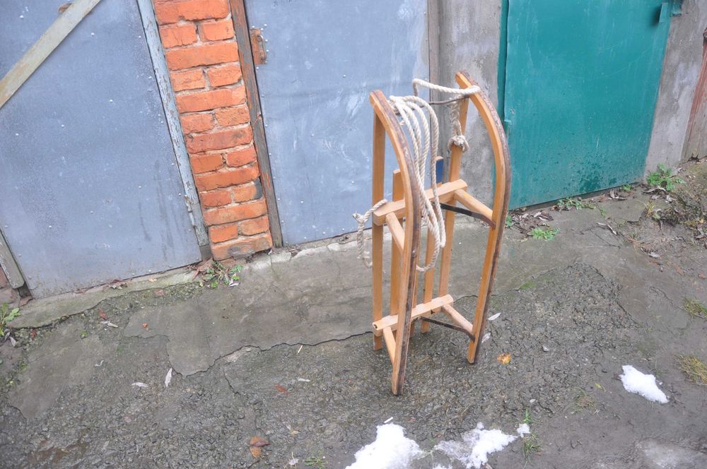Санки деревянные