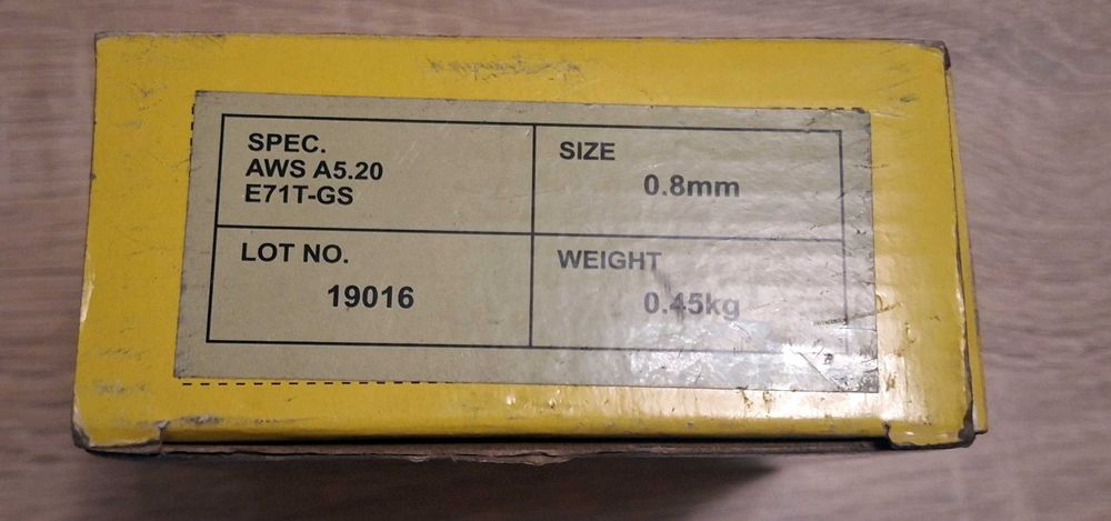 Drut spawalniczy MIG samoosłonowy Sherman K-NGS fi 0,8 mm/ 0,45 kg