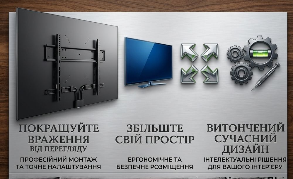 Монтаж телевізорів