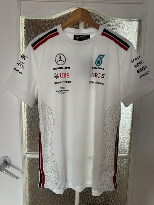 Koszulka T-shirt Tommy Hilfiger Mercedes AMG Petronas F1 Team Biała XL