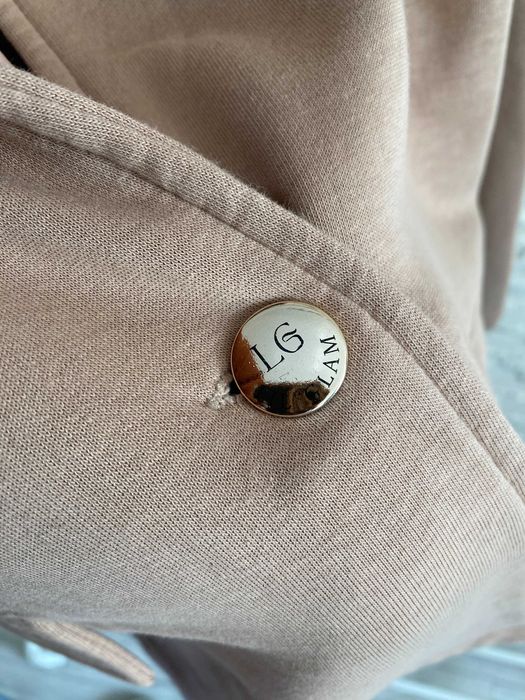 Lil Glam oryginalna marynarka asymetryczna łączona z dżinsem