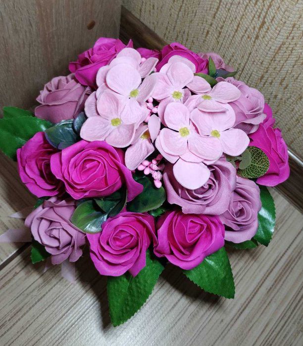 Букет мильні квіти "Ніжність" мильні букети подарунок