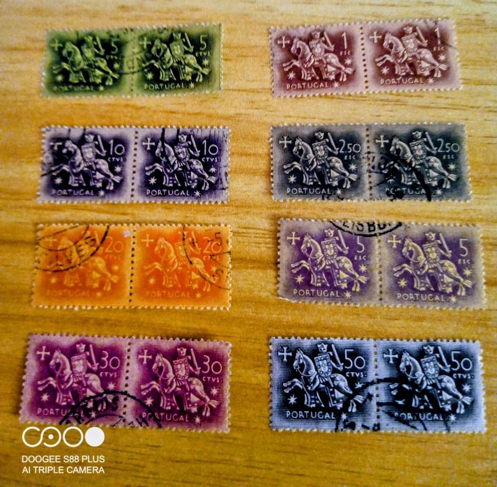 1953 - Selos de Autoridade do rei D. Dinis (Duplas)