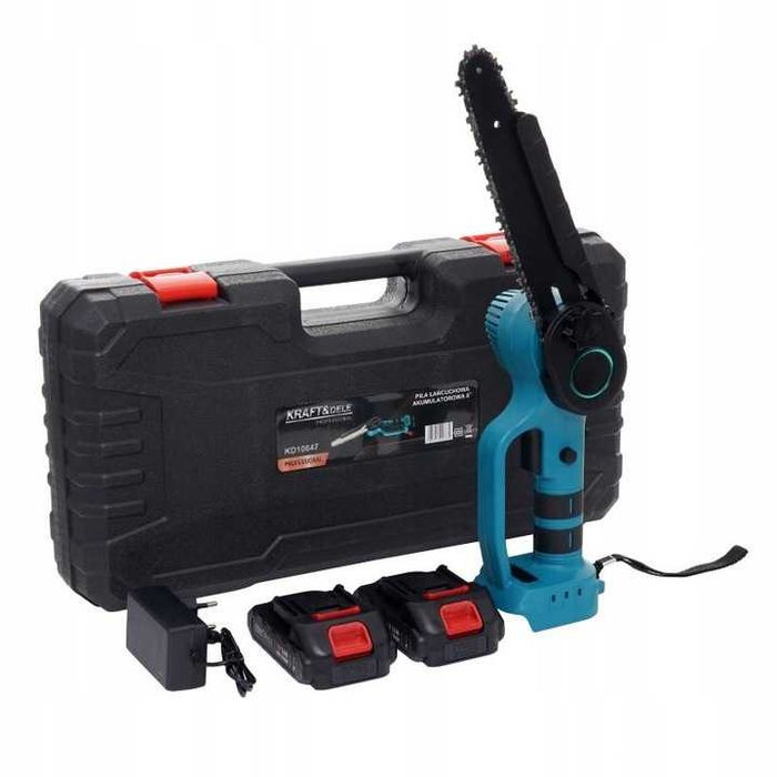 Akumulatorowa piła łańcuchowa 21V 8 cali KD10647 baterie x 2