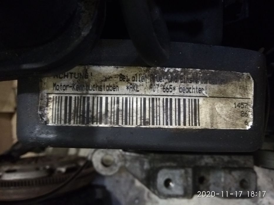 Мотор двигун 1.6i AKL APF VW  Bora Skoda Octavia Golf 4 Октавія Бора